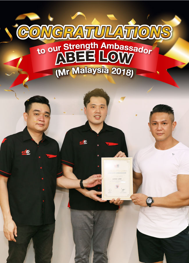 Congratulations to our Strength Ambassador Abee Low Desire Gym 2022 Mobile
