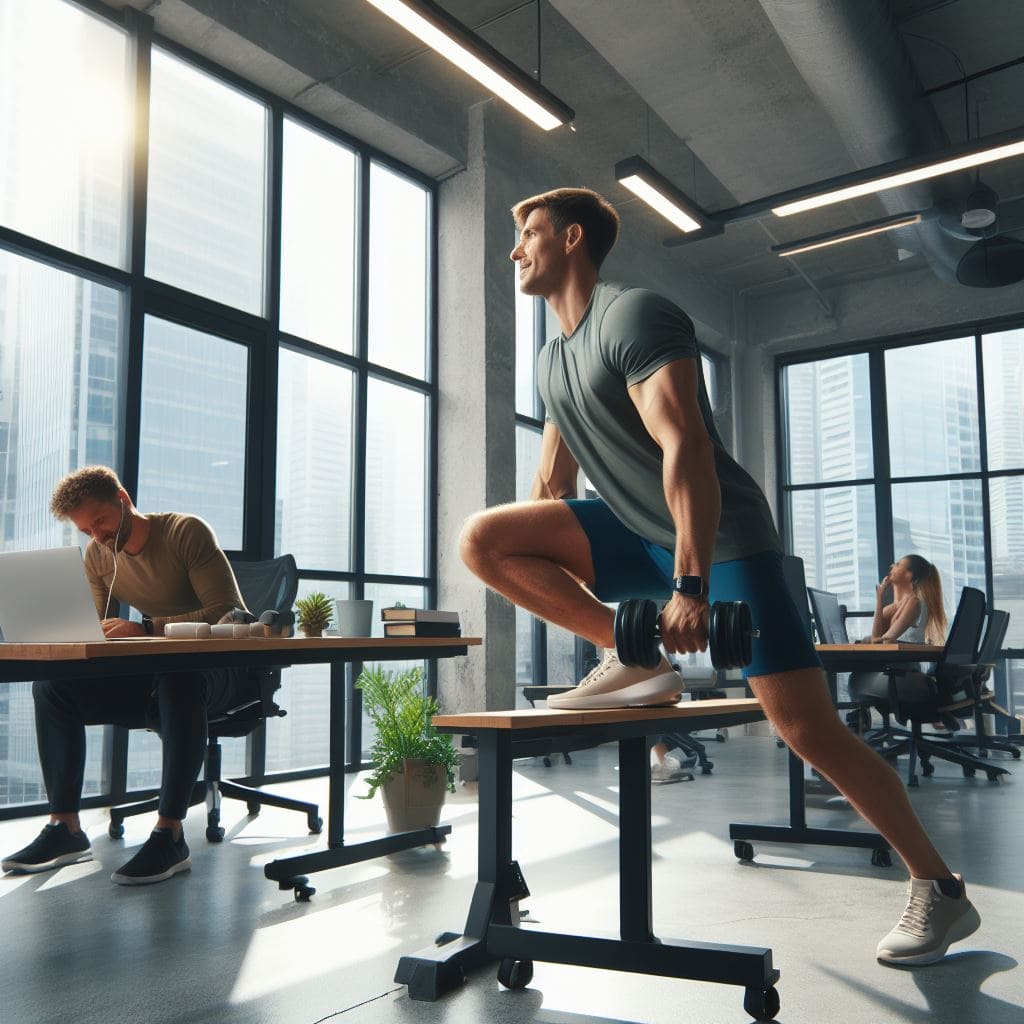 Imagine the energy boost when your colleagues can squeeze in a quick workout before a meeting. 