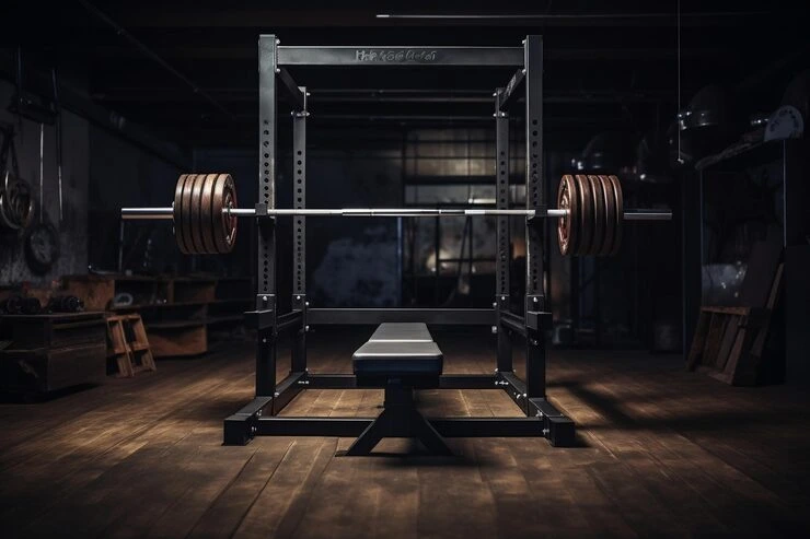 weight-lifting-bar-dark-gym-background-barbells-generative-ai_94628-6467