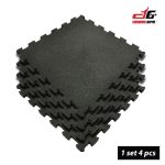 GYM CARPET 1.5 BLACK INTERLOCK (4pcs1set)