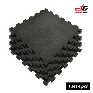 GYM CARPET 1.5 BLACK INTERLOCK (4pcs1set)