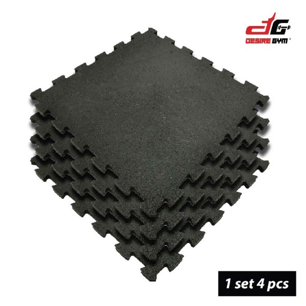 GYM CARPET 1.5 BLACK INTERLOCK (4pcs1set)