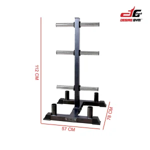 Olympic Bar & Weight Plate Rack 1