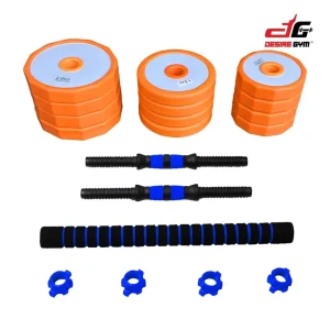 Rubber Dumbbell 20kg 2