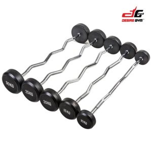 Round Fixed Barbell Curl