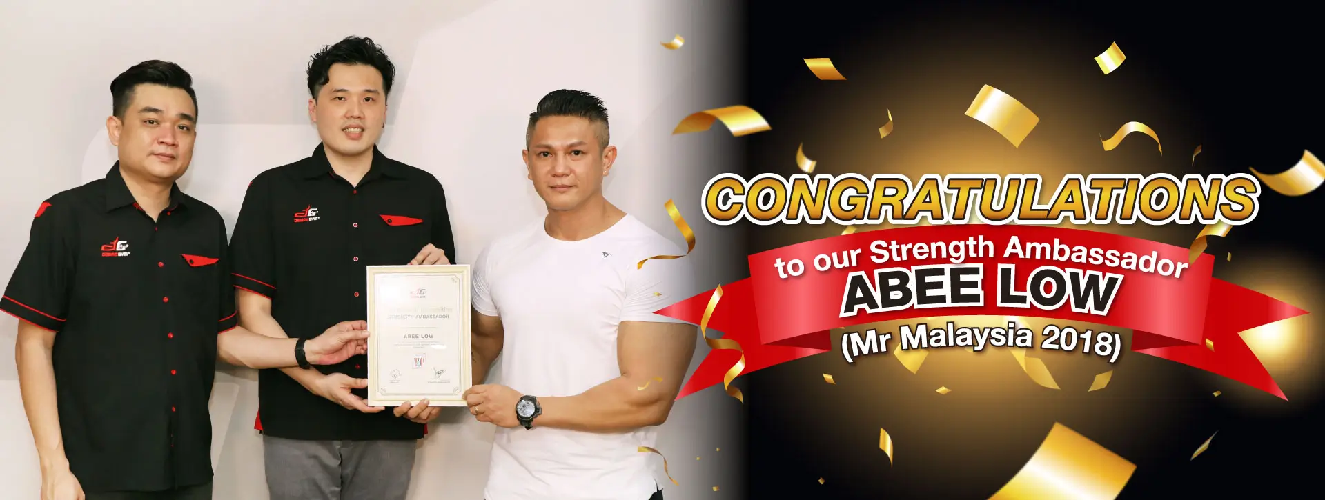 Congratulations to our Strength Ambassador Abee Low Desire Gym