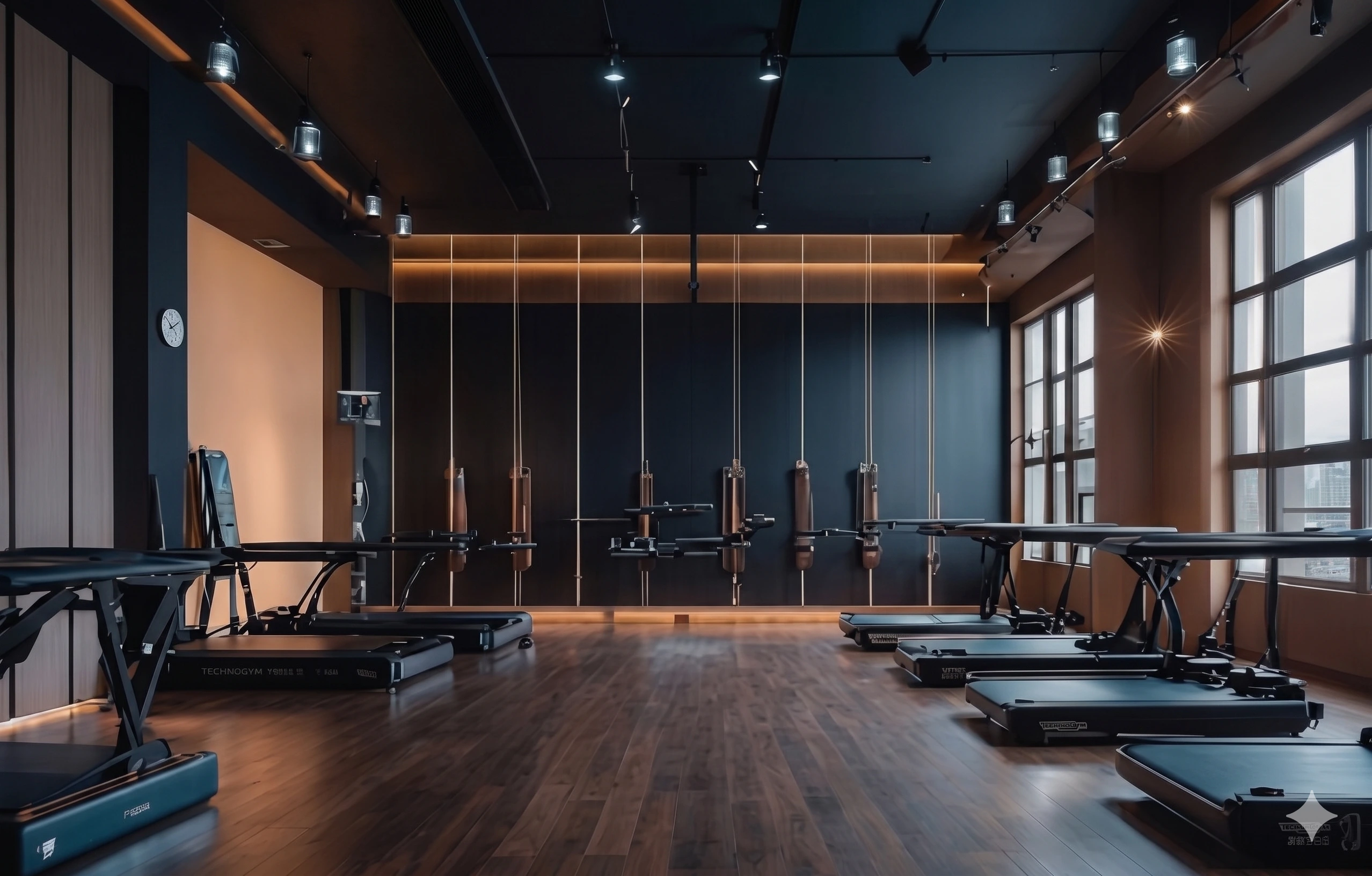 Brown_color_gym_room