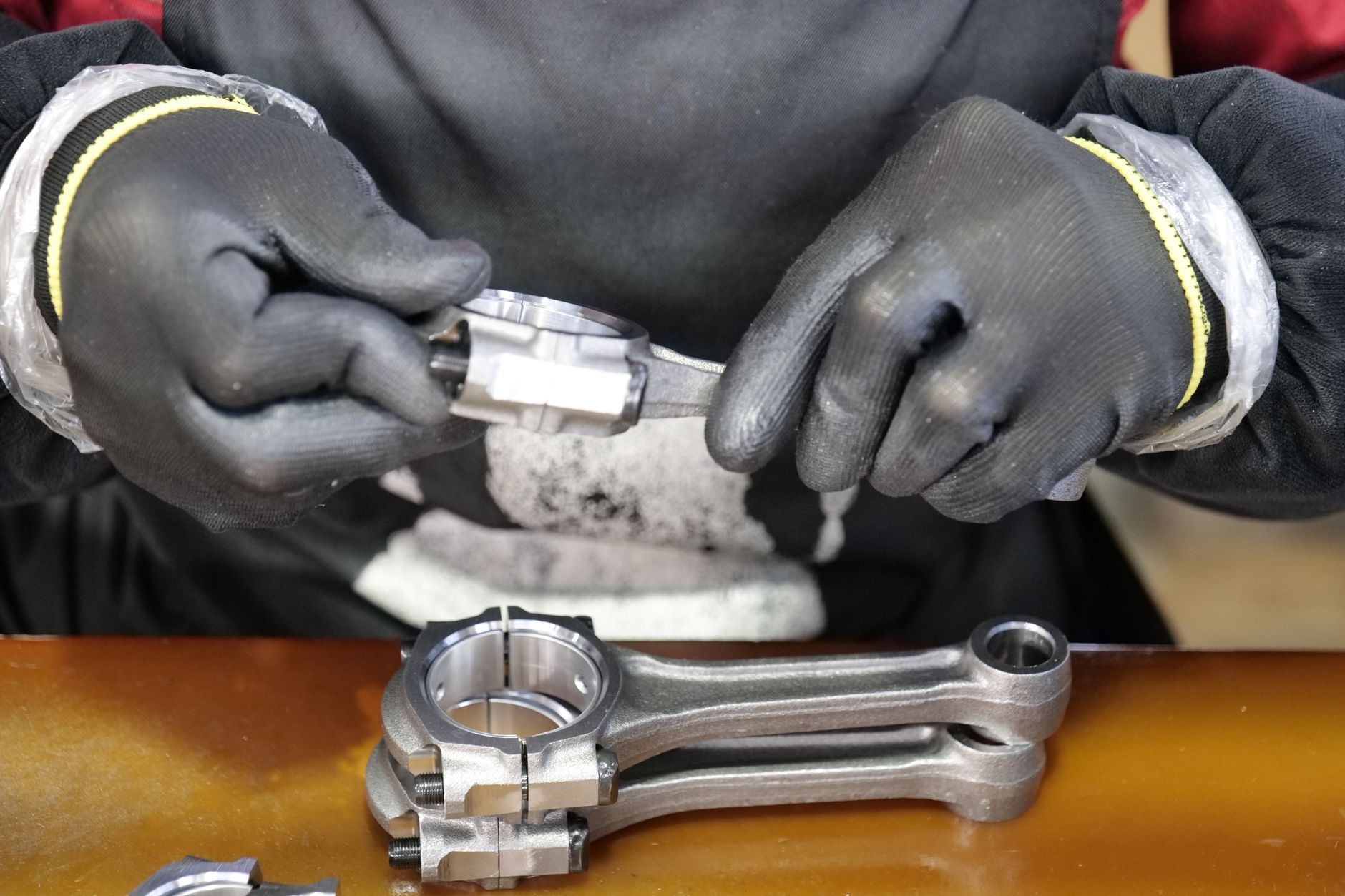 technician assembling gym machine